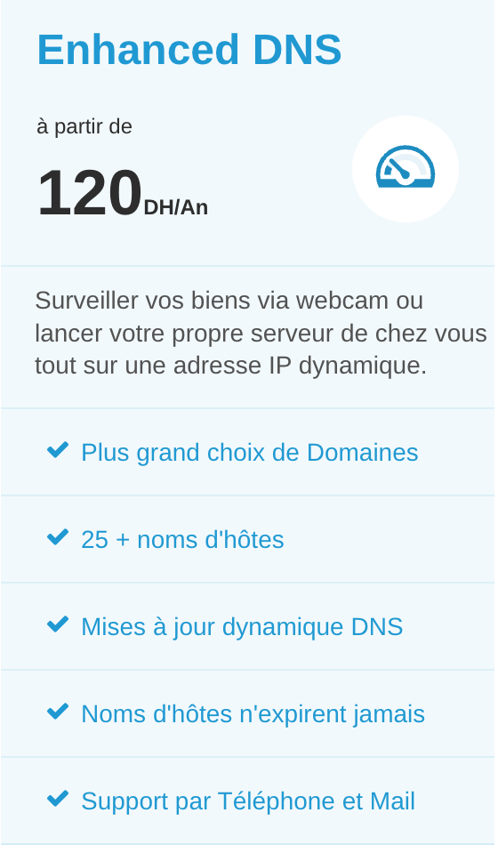 DDNS Service pour 25 Hote un ans Enhanced DDNS